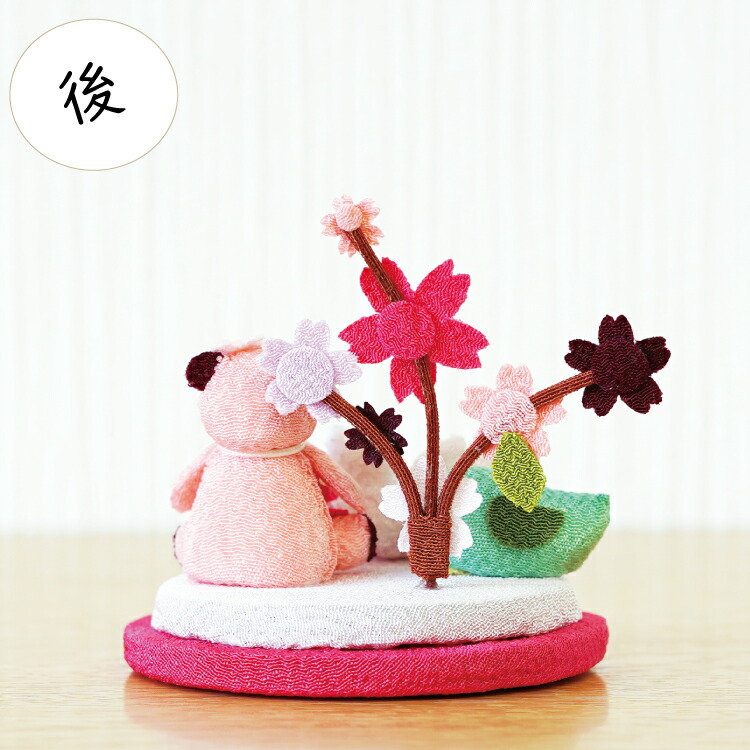 楽天市場】置物 おしゃれ 季節 飾り [桜 くまと季節の花シリーズ] 桜