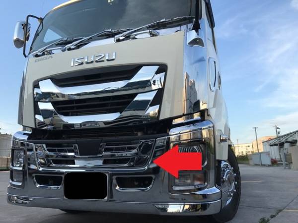 楽天市場】ISUZU ファイブスターギガ バンパーグリル3点セット☆高級