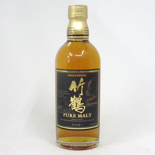 楽天市場】【500mlサイズ】竹鶴NV 黒ラベル ピュアモルト 43度 500ml