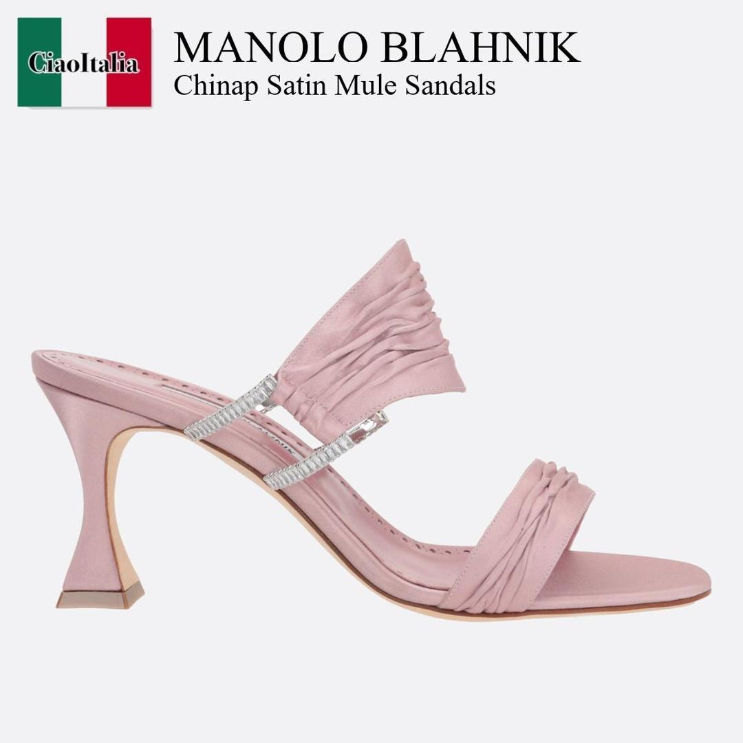 美品】MANOLO BLAHNIK NIKOSLI スカラップ サンダル 37 【公式通販】