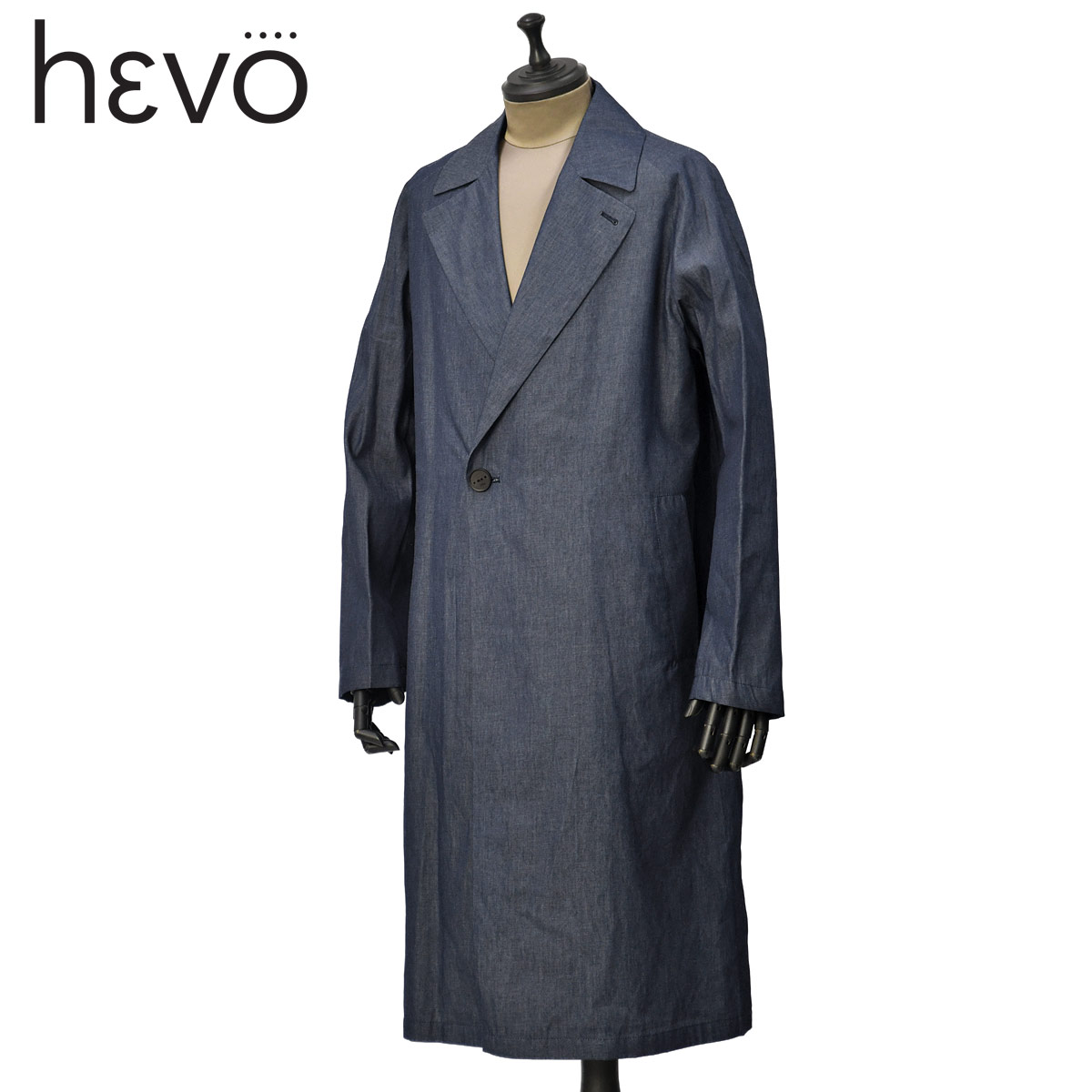 楽天市場】hevo ステンカラーコート（メンズファッション）の通販