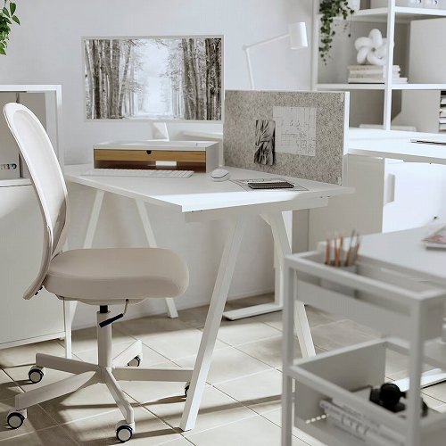 楽天市場】【セット商品】IKEA イケア デスク ホワイト 白 120x70cm