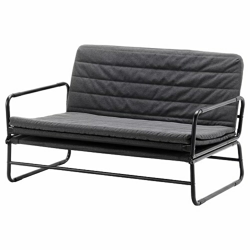 楽天市場】IKEA イケア ソファベッド クニーサ ダークグレー ブラック