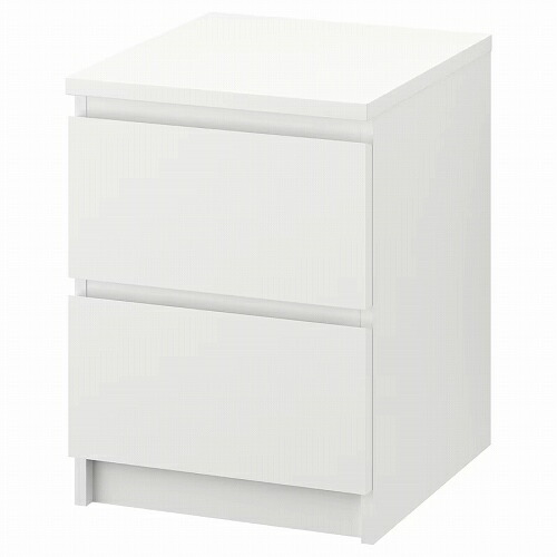 楽天市場】IKEA イケア チェスト（引き出し×2） ホワイト 白 40x55cm