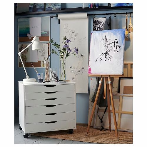 楽天市場】IKEA イケア 引き出しユニット キャスター付き ホワイト