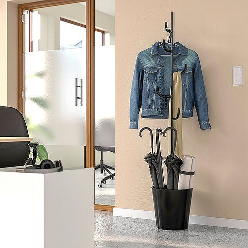楽天市場】IKEA イケア ポールハンガー ブラック 173x33cm fp60585895