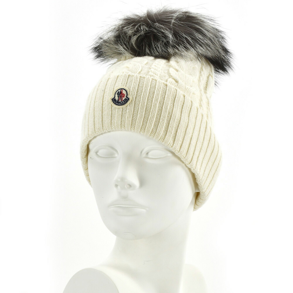 楽天市場】モンクレール MONCLER ニット帽 レディース ビーニー ニット