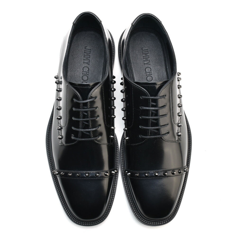 楽天市場】ジミーチュウ JIMMY CHOO PENN HAZ/BLACK シャイニーカーフ