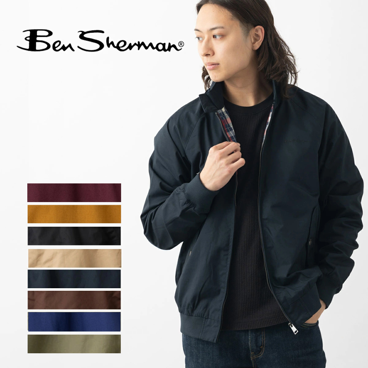 楽天市場】ベンシャーマン Ben Sherman ハリントンジャケット 25AW 新