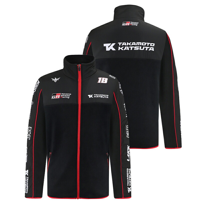 楽天市場】TOYOTA GAZOO Racing WRC 勝田 貴元 TK フリース ジャケット