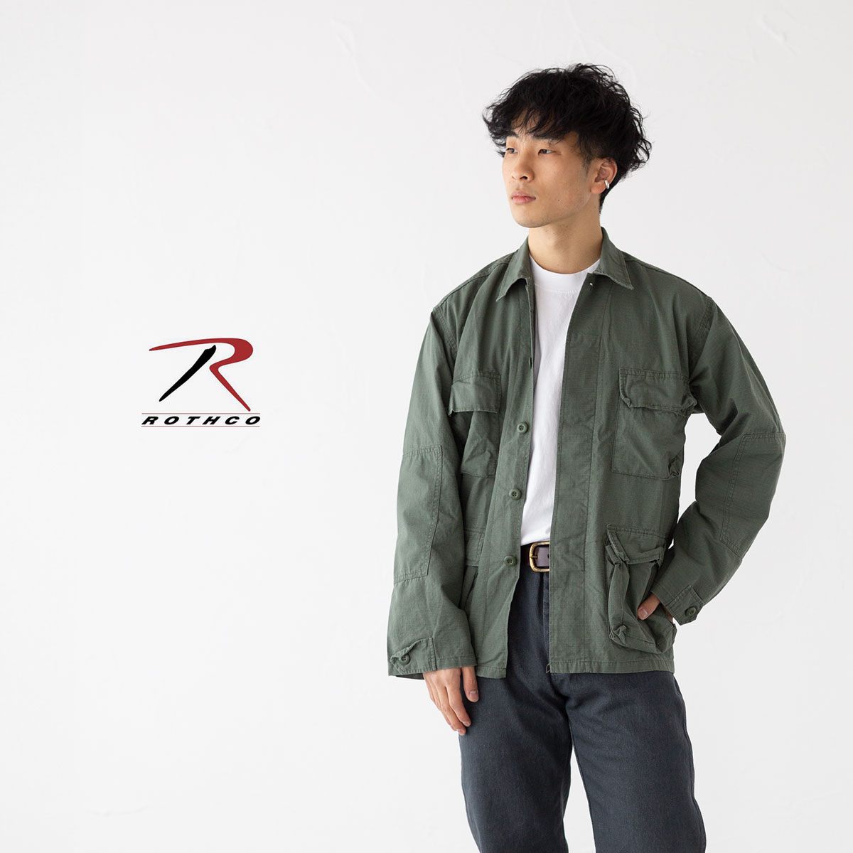 楽天市場】ロスコ ミリタリー シャツジャケット ROTHCO BDSH-SHIRT