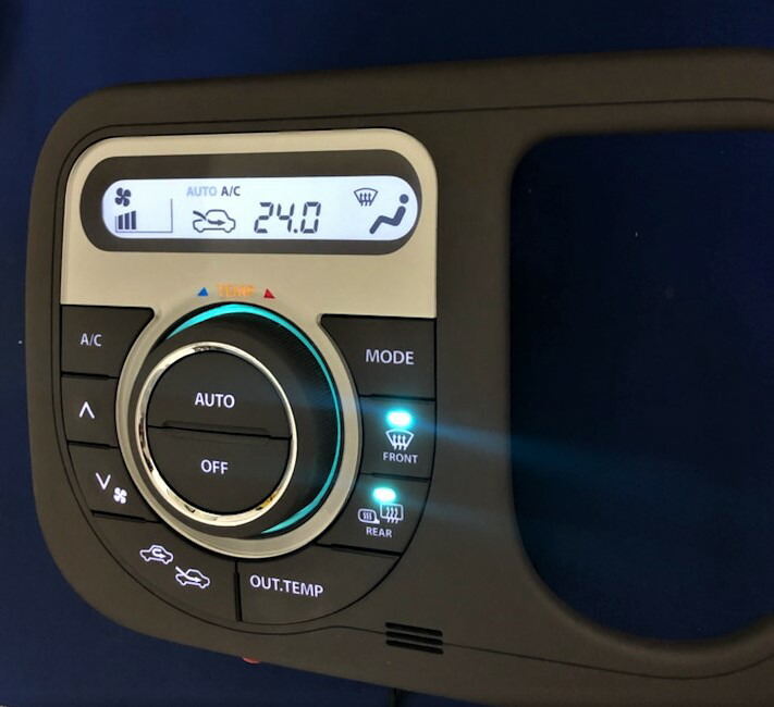 楽天市場】ラパンショコラ HE22S LED打ち換え済み エアコンパネル