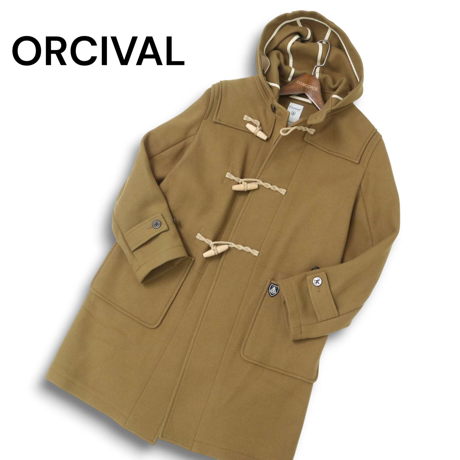 楽天市場】orcival ヘリンボーン ダッフルコートの通販