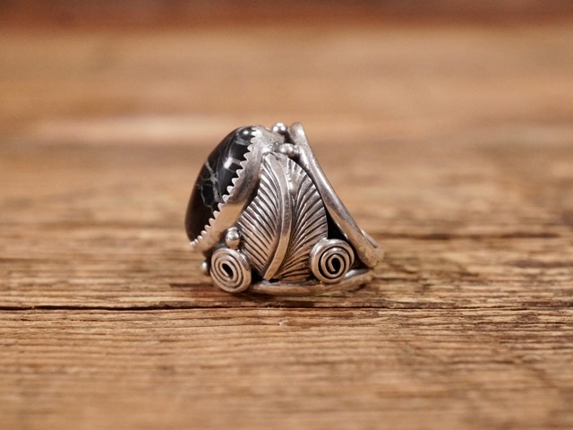 楽天市場】INDIAN JEWELRY : NAVAJO ONYX RING / インディアン