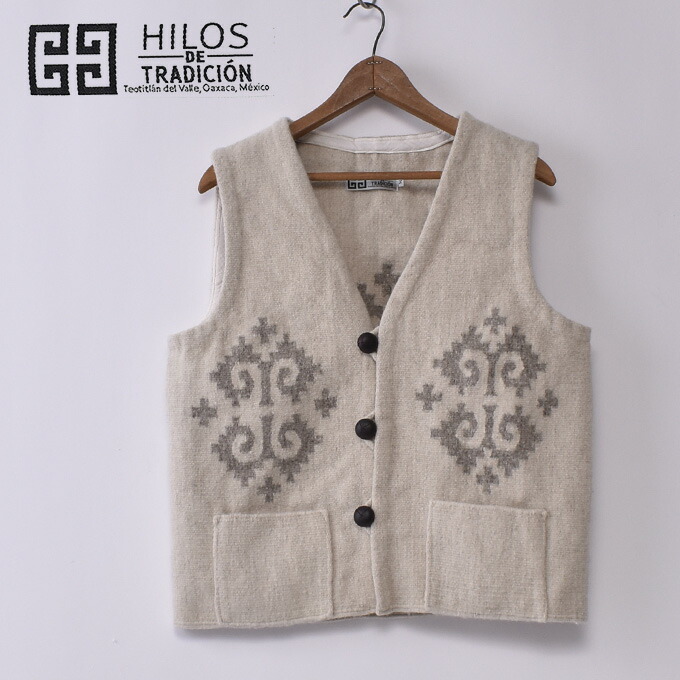 トップス ISAAC VASQUEZ \"OAXACA RUG VEST(ZIG-ZAG) ISAAC VASQUEZ 