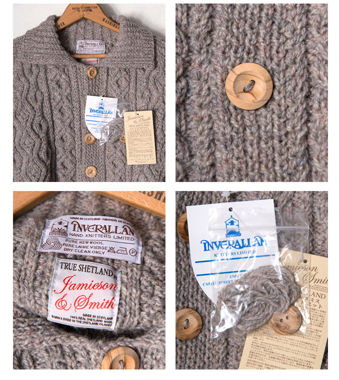 楽天市場】正規品【INVERALLAN】インバーアラン3A Lumber Cardigan