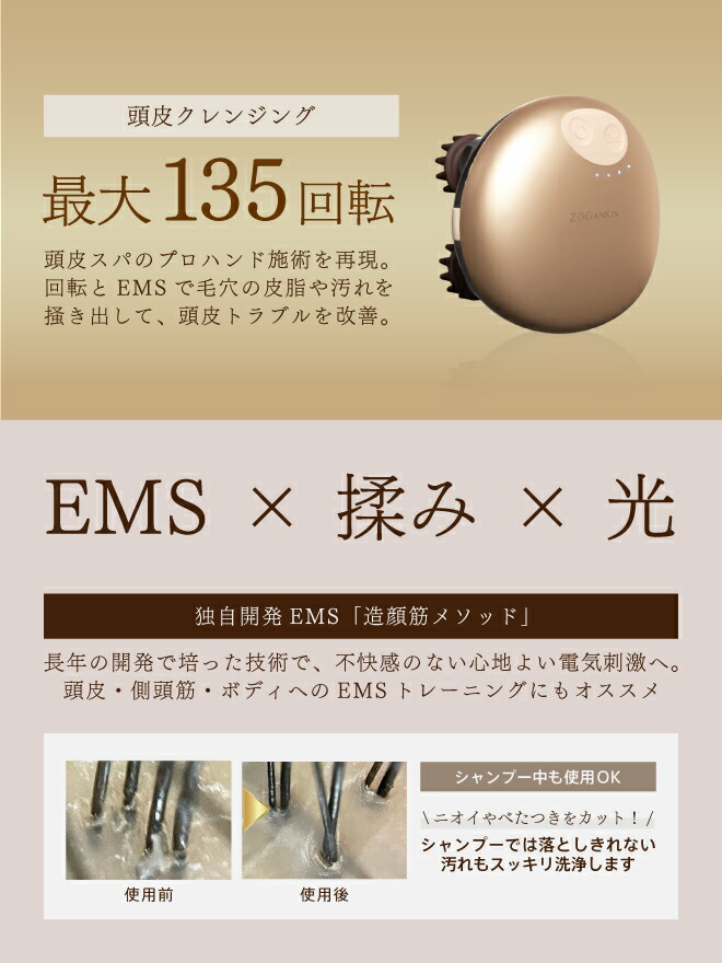 楽天市場】【クルールラボ公式】ZOGANKIN スカルプ CL-ZKS（1年保証