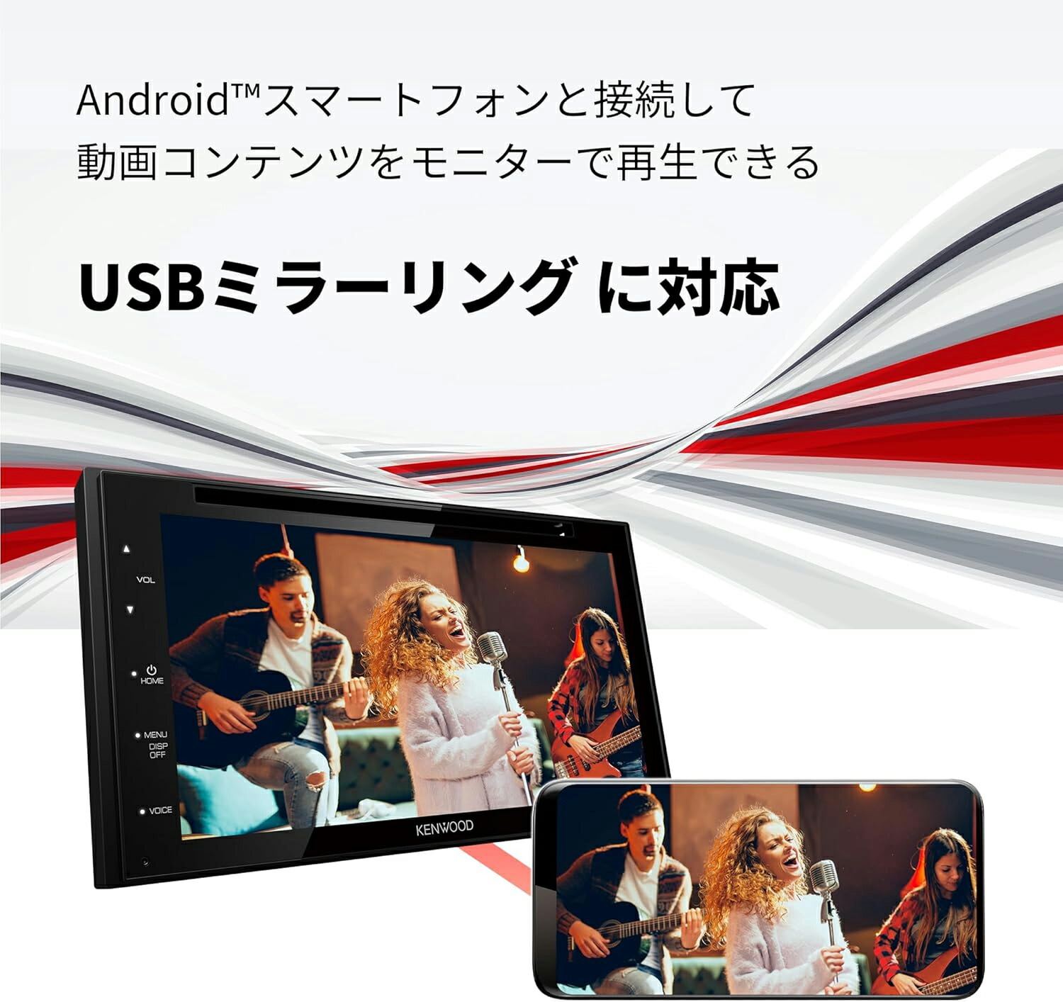 楽天市場】ケンウッド DDX5020SR 6.8V型 タッチパネル WVGAモニター