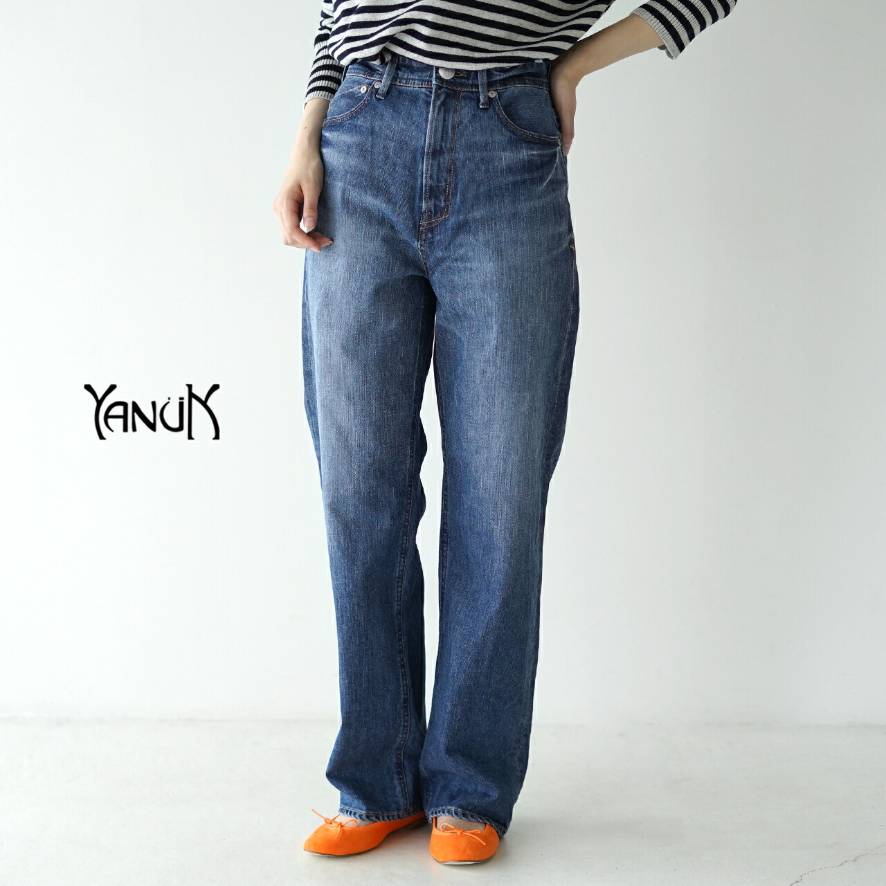楽天市場】ヤヌーク YANUK ボーイズ ストレート デニムパンツ ジーンズ