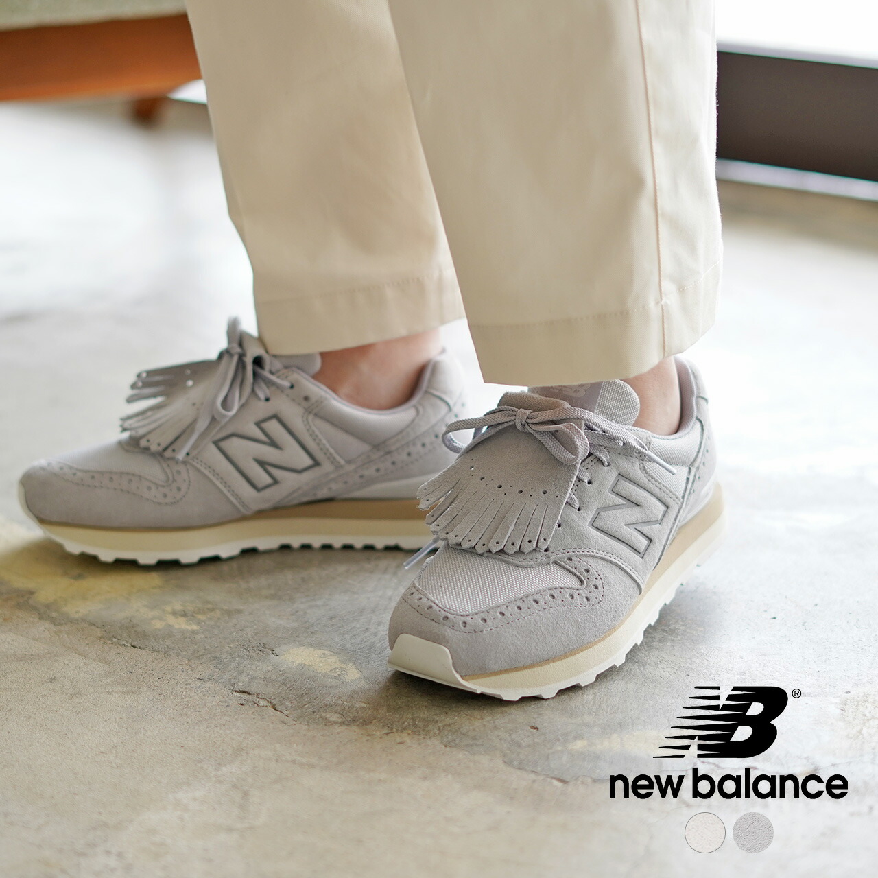 楽天市場】ニューバランス new balance タッセル スエード スニーカー