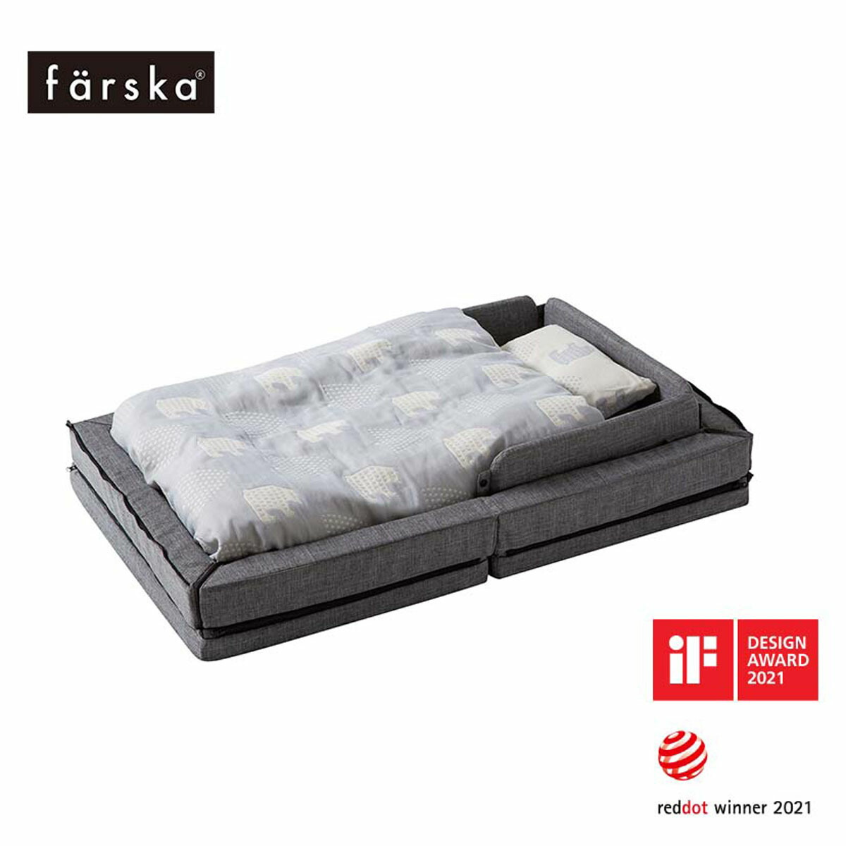 楽天市場】farska ファルスカ コンパクトベッド Free | メランジ