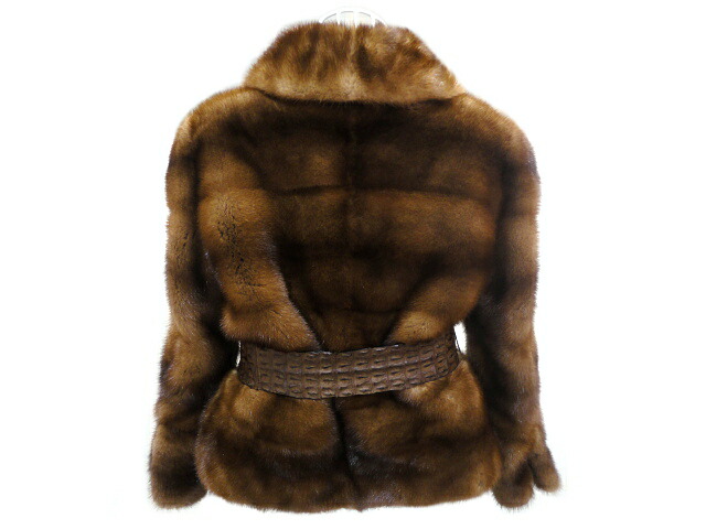 楽天市場】［PR］【美品】FENDI フェンディ ショート丈 ミンクコート
