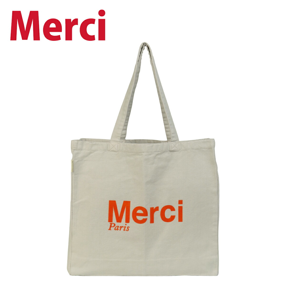 楽天市場】【ポイント5倍 3/5】Merci メルシートートバッグ Cotton