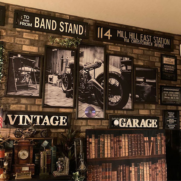 楽天市場】永久保存版｢GARAGE VINTAGE｣5連奏 高級アートパネル(額入り