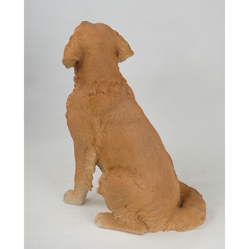 楽天市場】ゴールデンレトリバー 犬 オブジェ オーナメント ガーデン