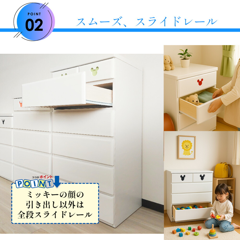 楽天市場】ミキット | 日本製 完成品 チェスト 収納 4段 5段 ボックス