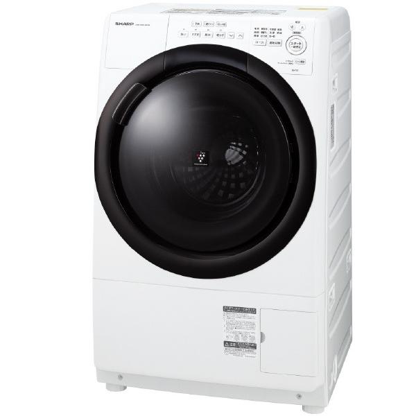 楽天市場】シャープ ドラム式洗濯乾燥機 ES-S7G-WRの通販