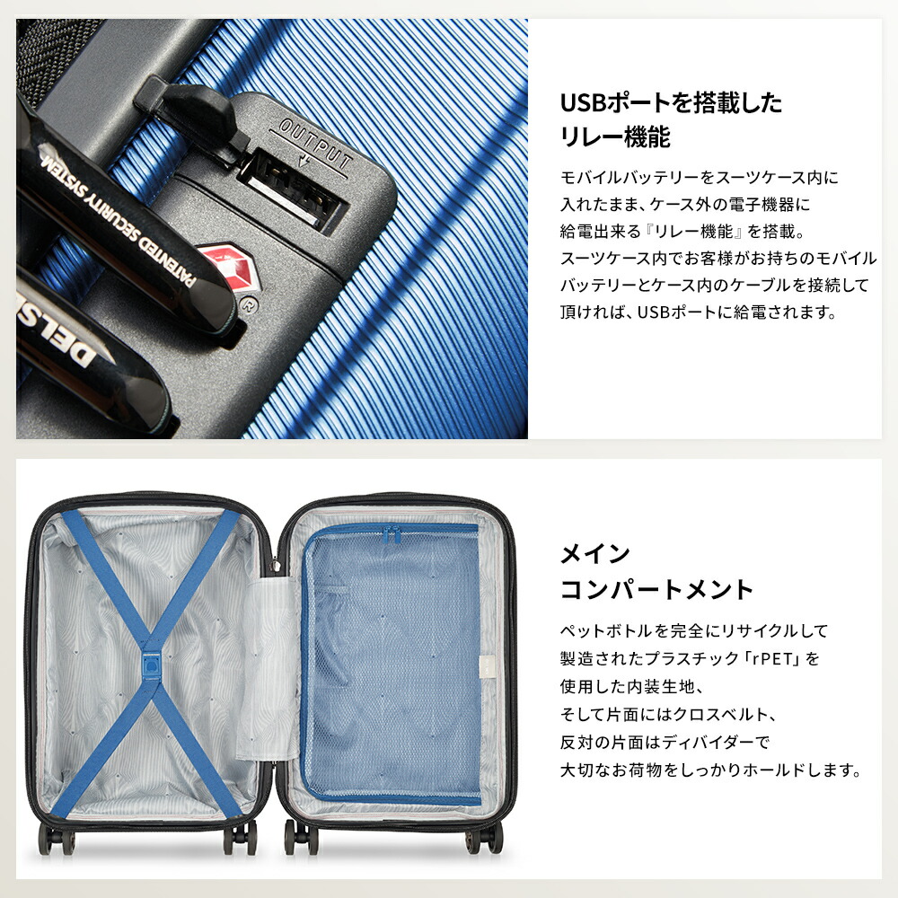 楽天市場】【デルセー公式】スーツケース 機内持ち込み Sサイズ 拡張
