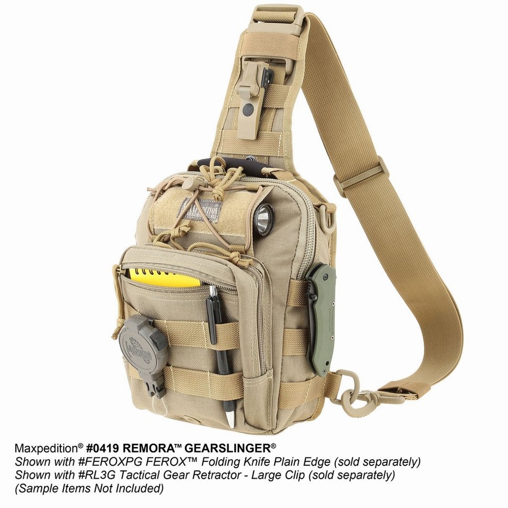 楽天市場】MAXPEDITION スリングバッグ Remora Gearslinger [ カーキ