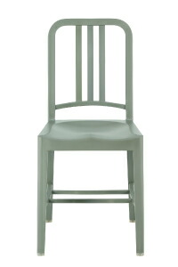 楽天市場】アルミの軽い椅子ネイビーチェア111NavyChairグレー[111