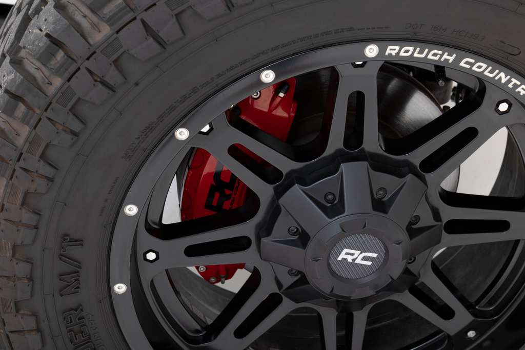 ラングラーJLスポーツ用新品ROUGH COUNTRY ブレーキキャリパー 赤