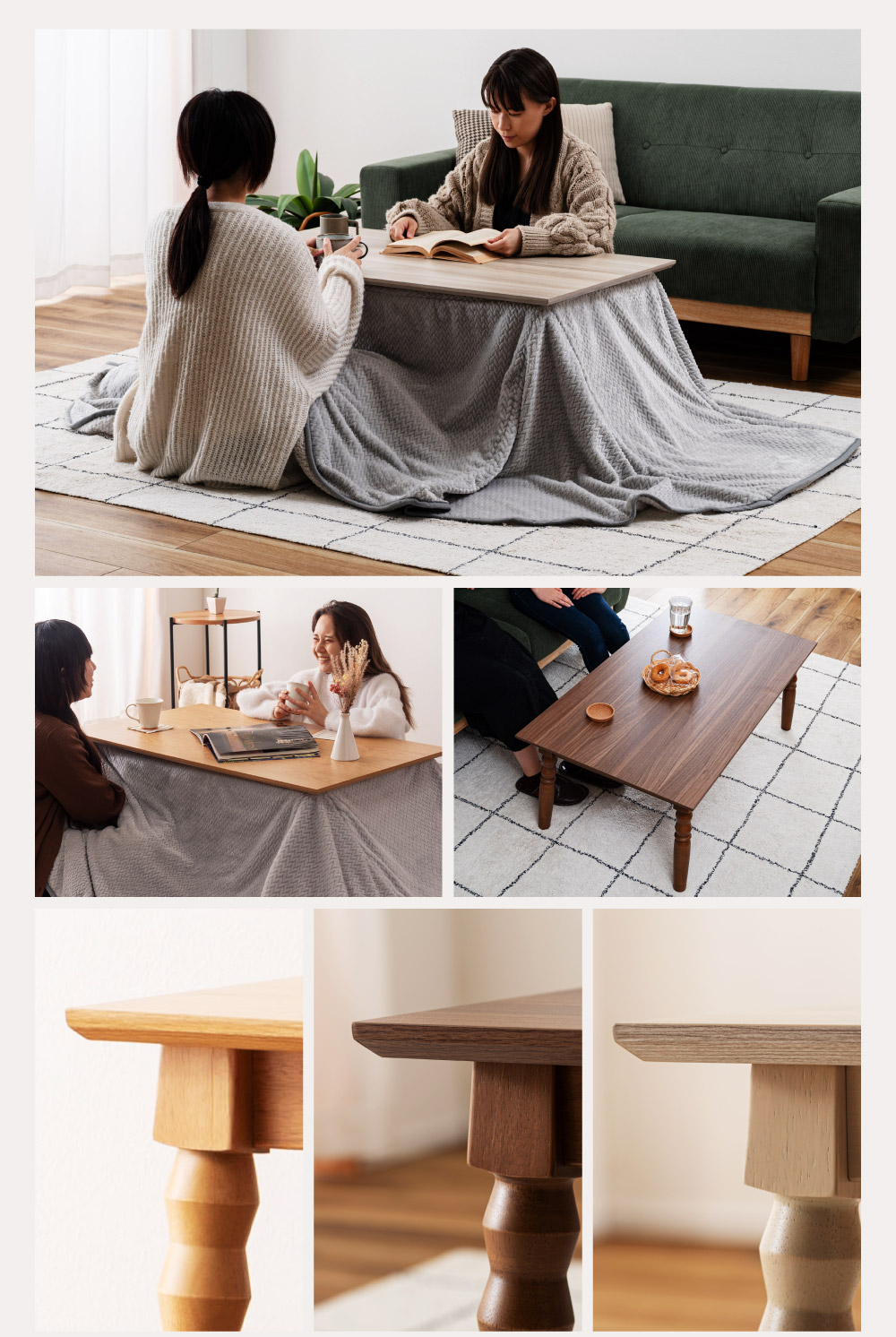 楽天市場】こたつ こたつテーブル 長方形 105×60 日本メーカー製