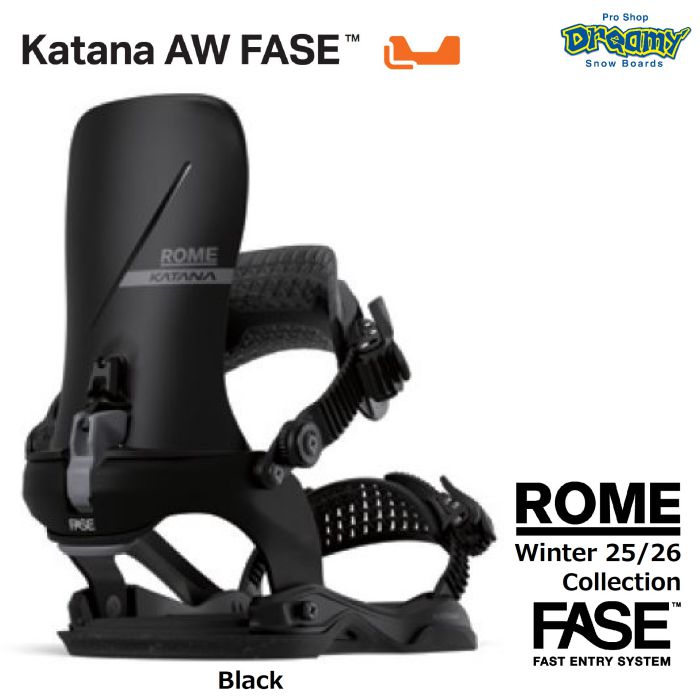 楽天市場】25-26 ROME Katana AW FASE Blackファストエントリー