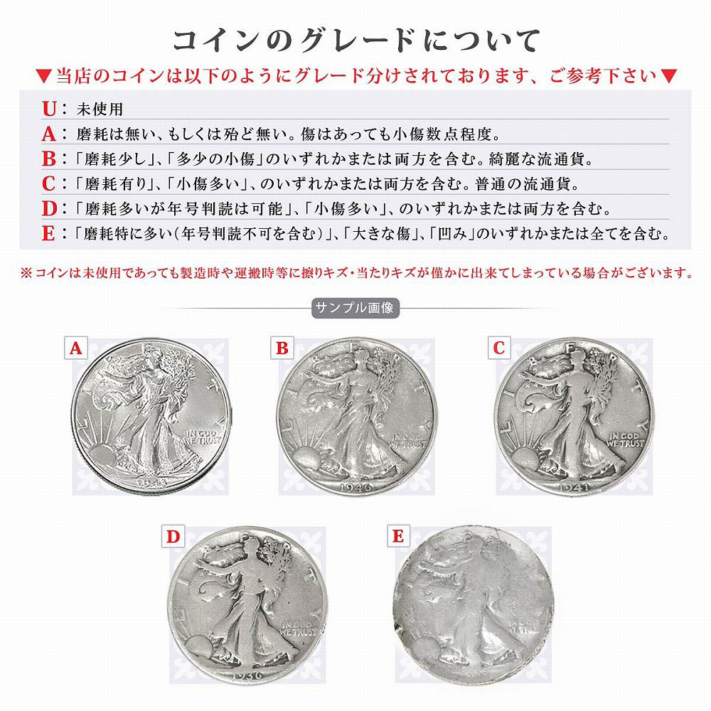 楽天市場】【当店グレード：B〜C】 銀貨 銀品位40％ ケネディー50