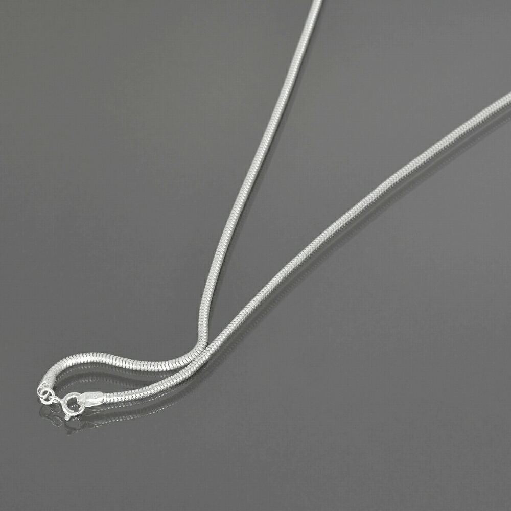 楽天市場】ネックレス チェーン シルバー925 スネークチェーン 幅2.4mm
