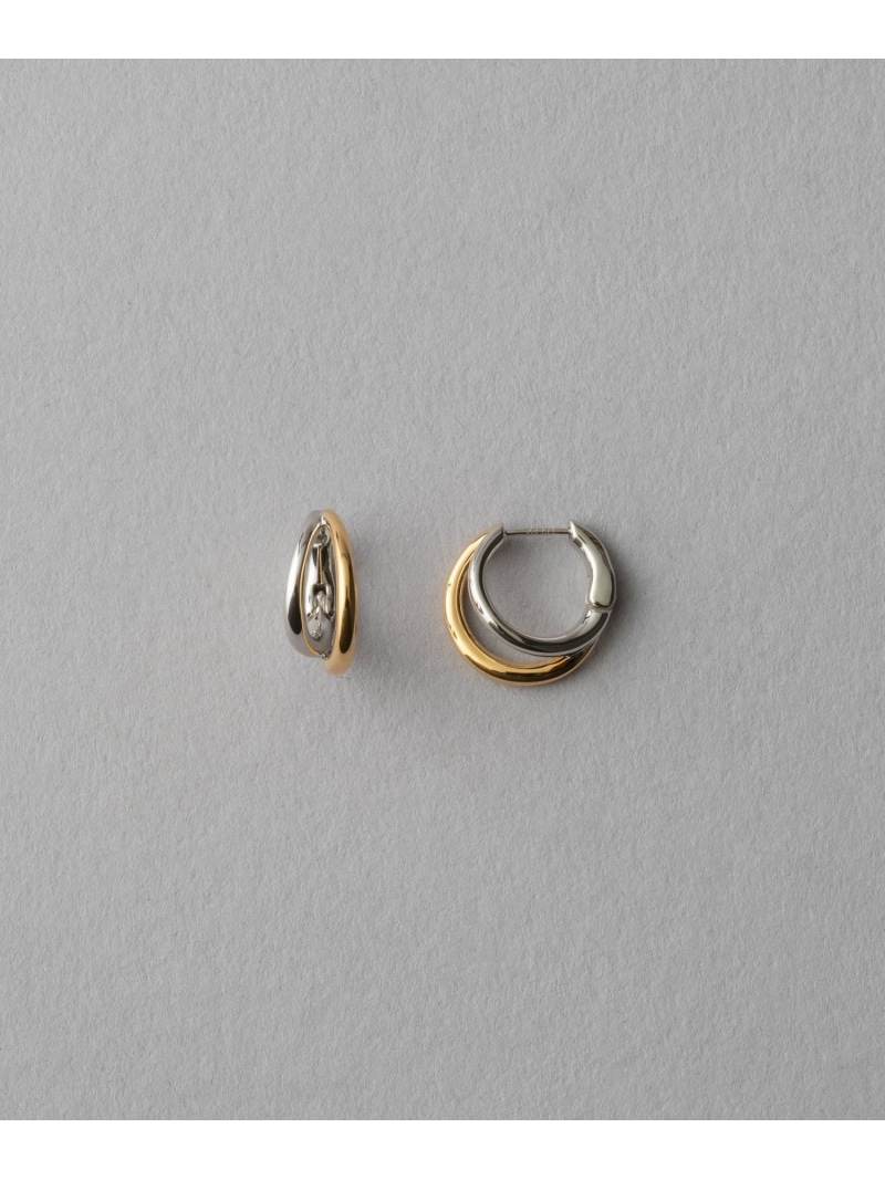 楽天市場】ダブルライン バイカラー ハグピアス ete エテ アクセサリー
