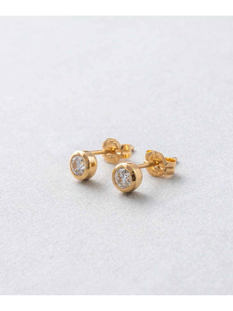 楽天市場】K18 ダイヤモンド 0.3ct ピアス「ブライト」 ete エテ