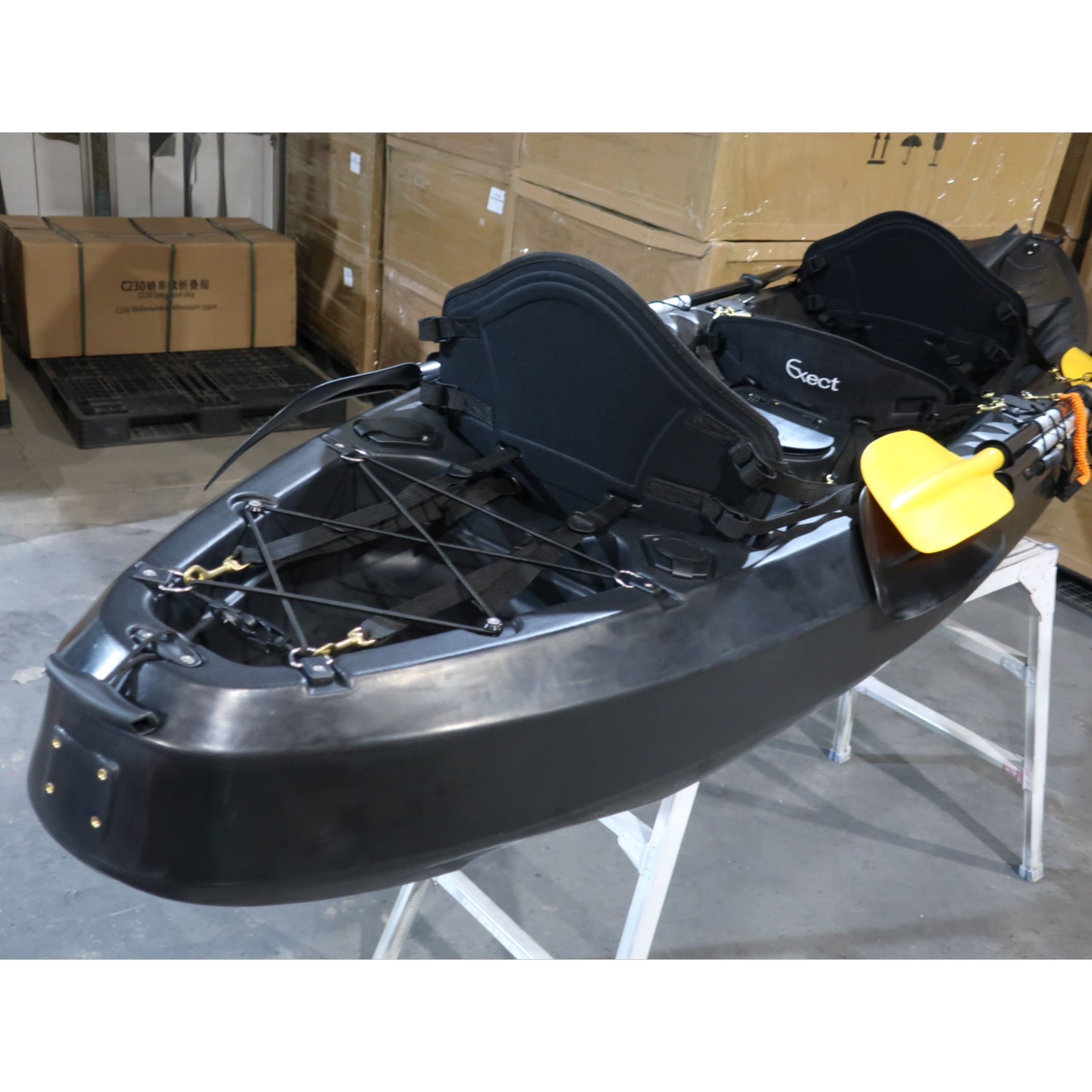 楽天市場】3人乗りカヤック EX3800R 12,5f ポセイドン fishing