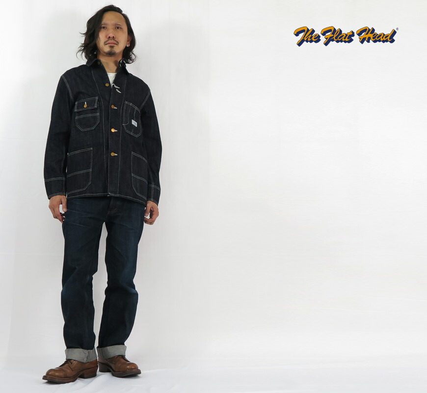 楽天市場】フラットヘッド THE FLAT HEAD 長袖 10oz デニム