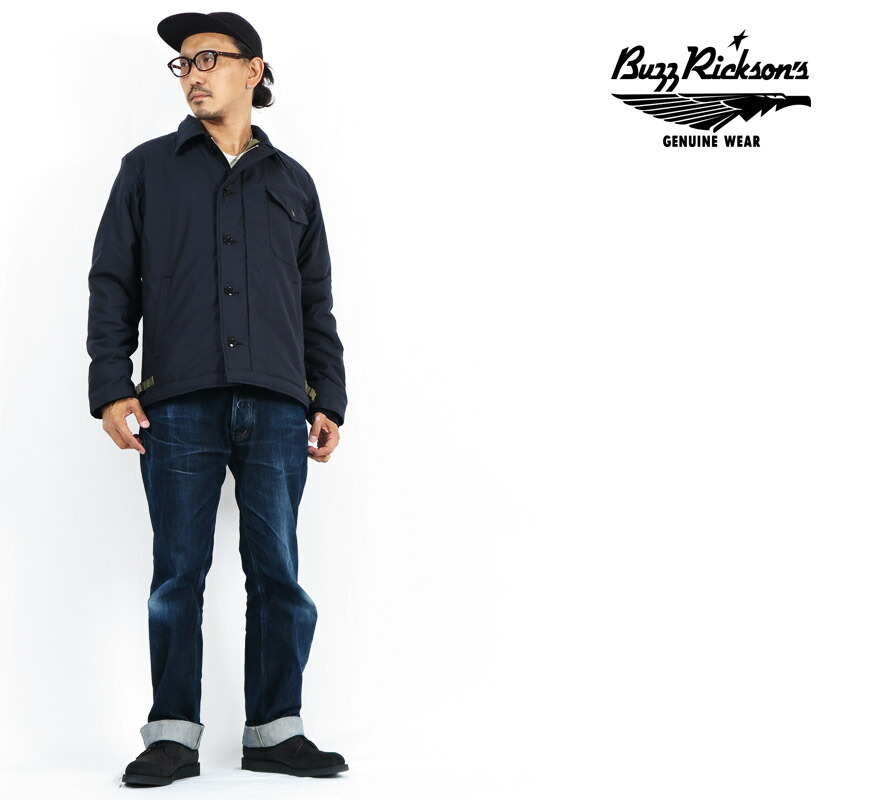 楽天市場】バズリクソンズ Buzz Rickson's A-2 デッキジャケット NAVY