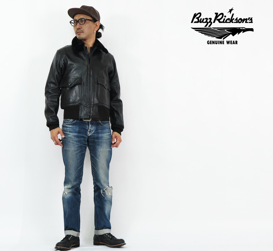 楽天市場】バズリクソンズ Buzz Rickson's WILLIAM GIBSON BLACK G-1