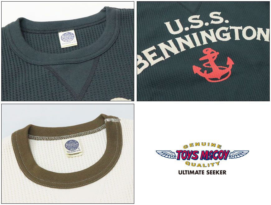 楽天市場】トイズマッコイ TOYS McCOY 長袖 ビッグワッフル Tシャツ