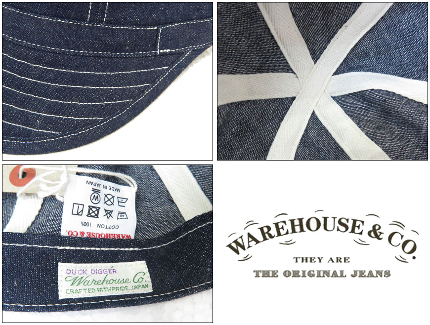 楽天市場】WAREHOUSE DUCK DIGGER ウェアハウス 帽子 デニム キャップ