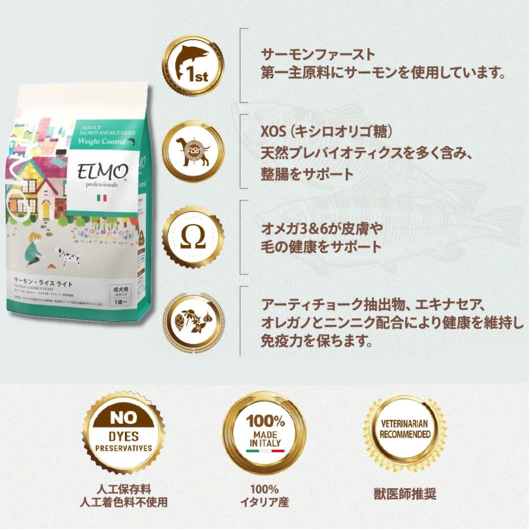 楽天市場】☆【成犬用 イタリア製ドッグフード 800g】ELMO エルモ