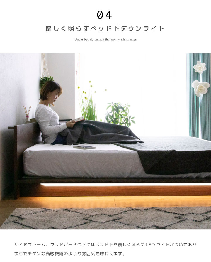 楽天市場】【10%OFF☆3月3日20時〜11日2時迄】ベッド クイーンベッド