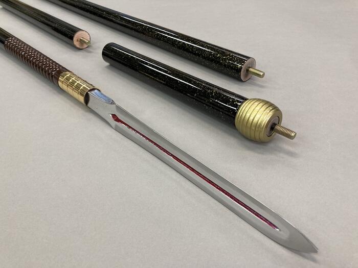 舞踊 模造刀の通販 槍 やり 2本継 中尺 模造刀 模擬刀